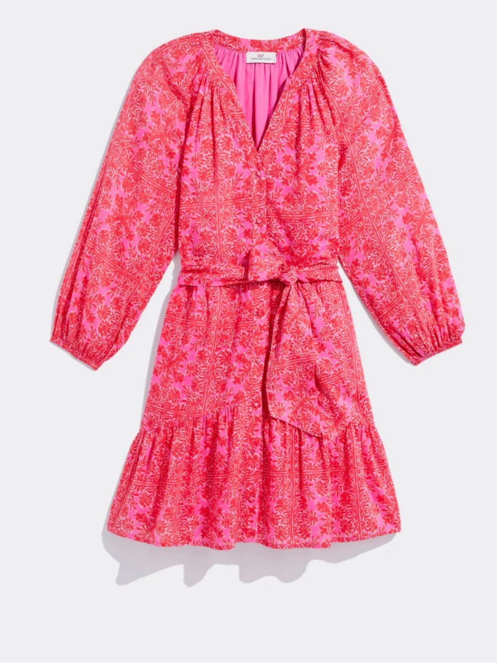 Like new! Vineyard Vines Scarf Print Mini Dress Modal/Cotton Blend